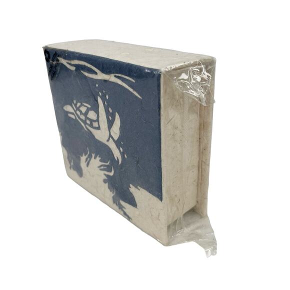 The Great Elephant Poo Poo Paper Blue Turtle Note Box New - Picture 11 of 14